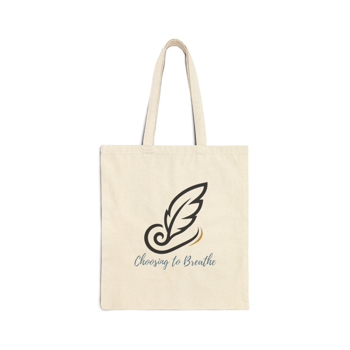 Choosing to Breathe canvas tote bag